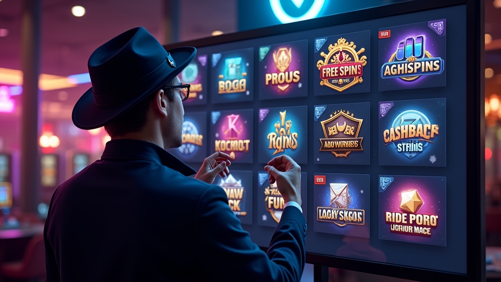 Registrierter Nutzer sieht Freispiele und weitere Bonusaktionen im Casino-Interface