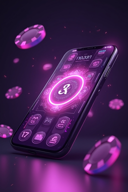 Smartphone mit Slotsdj Casino App